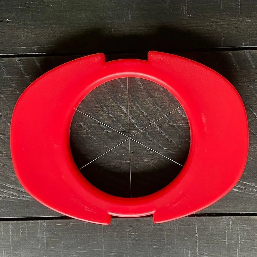 New! Egg Slicer with Three Nesting Cutters (Thin Slices, Wedges & Halves).